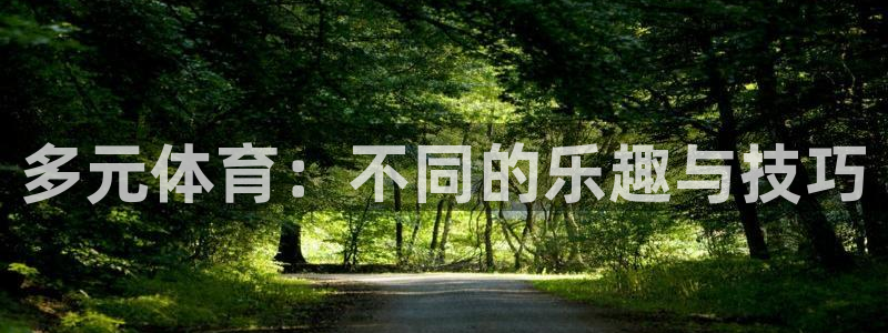 欧亿体育官方正版app官网：多元体育：不同的乐趣与技巧