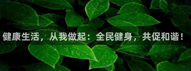 欧亿恃j*18888：健康生活，从我做起：全民健身，共促和谐